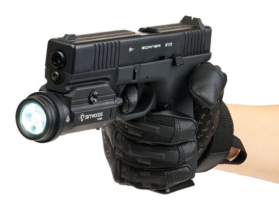 Фонарь подствольный пистолетный Skywoods Arcturus 800 люмен, зеленый ЛЦУ