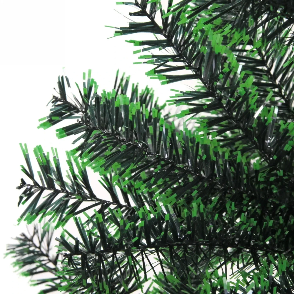 Ёлка «Северное сияние» 180 см, ПВХ зеленый иней (400 веток)