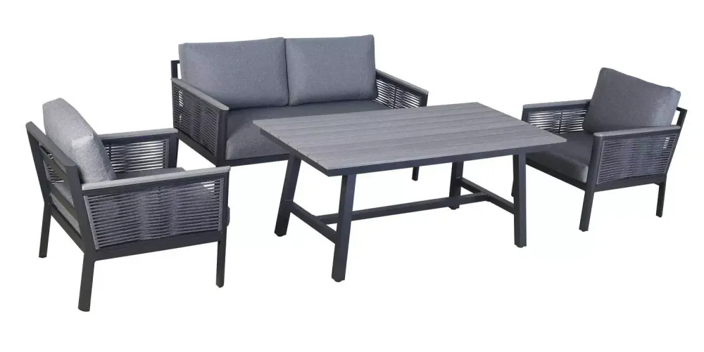 "Сан Ремо" комплект садовый для лаунж-зоны серый