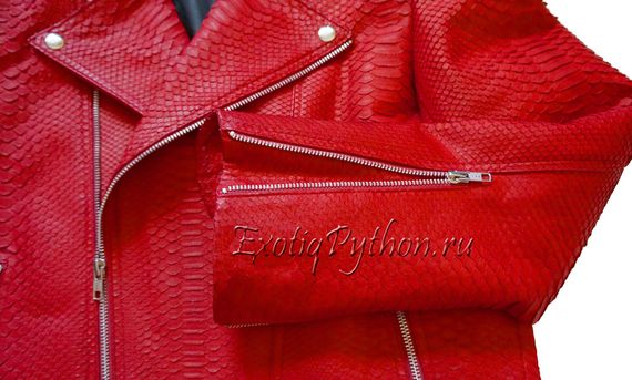 Куртка из кожи питона JT-7