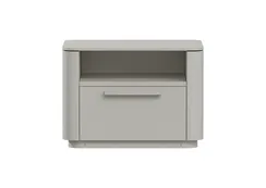 Тумба прикроватная Tammi 1 полка 1 ящик ширина 50 см (серо-бежевый)