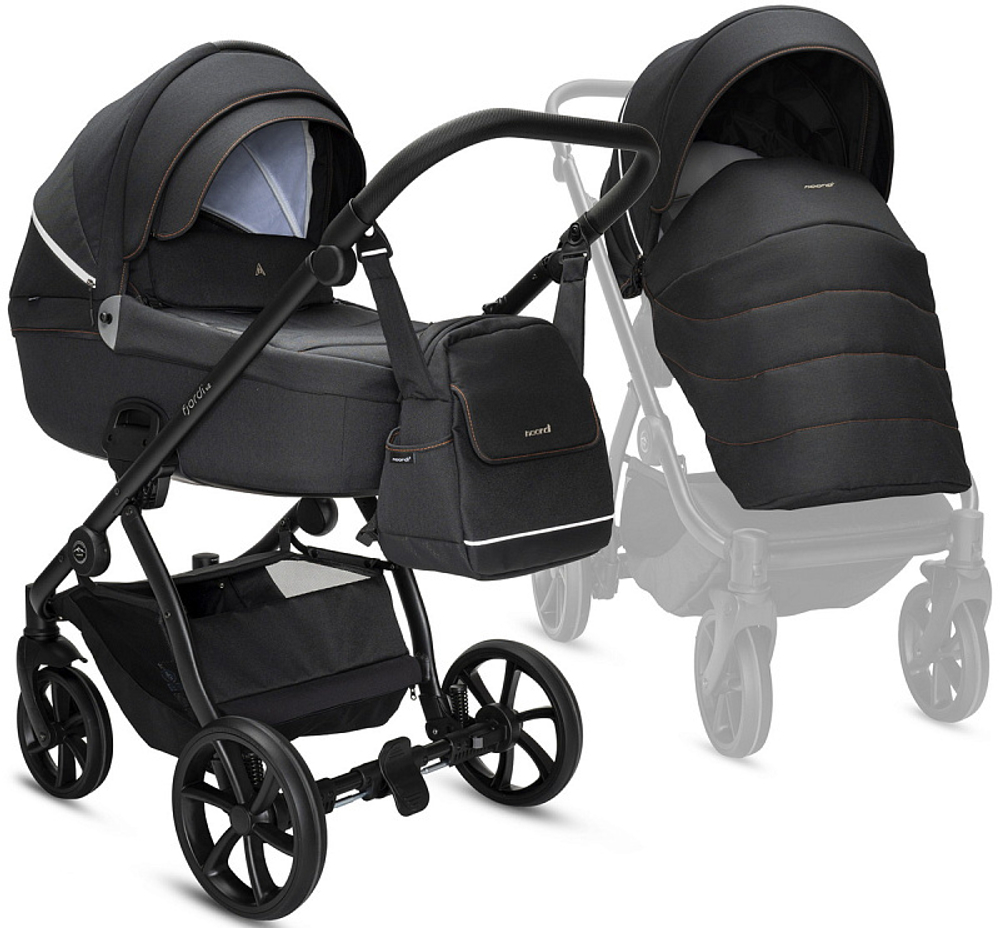 Детская коляска Noordi Fjordi V2 2 в 1 1462815 Voyager Black
