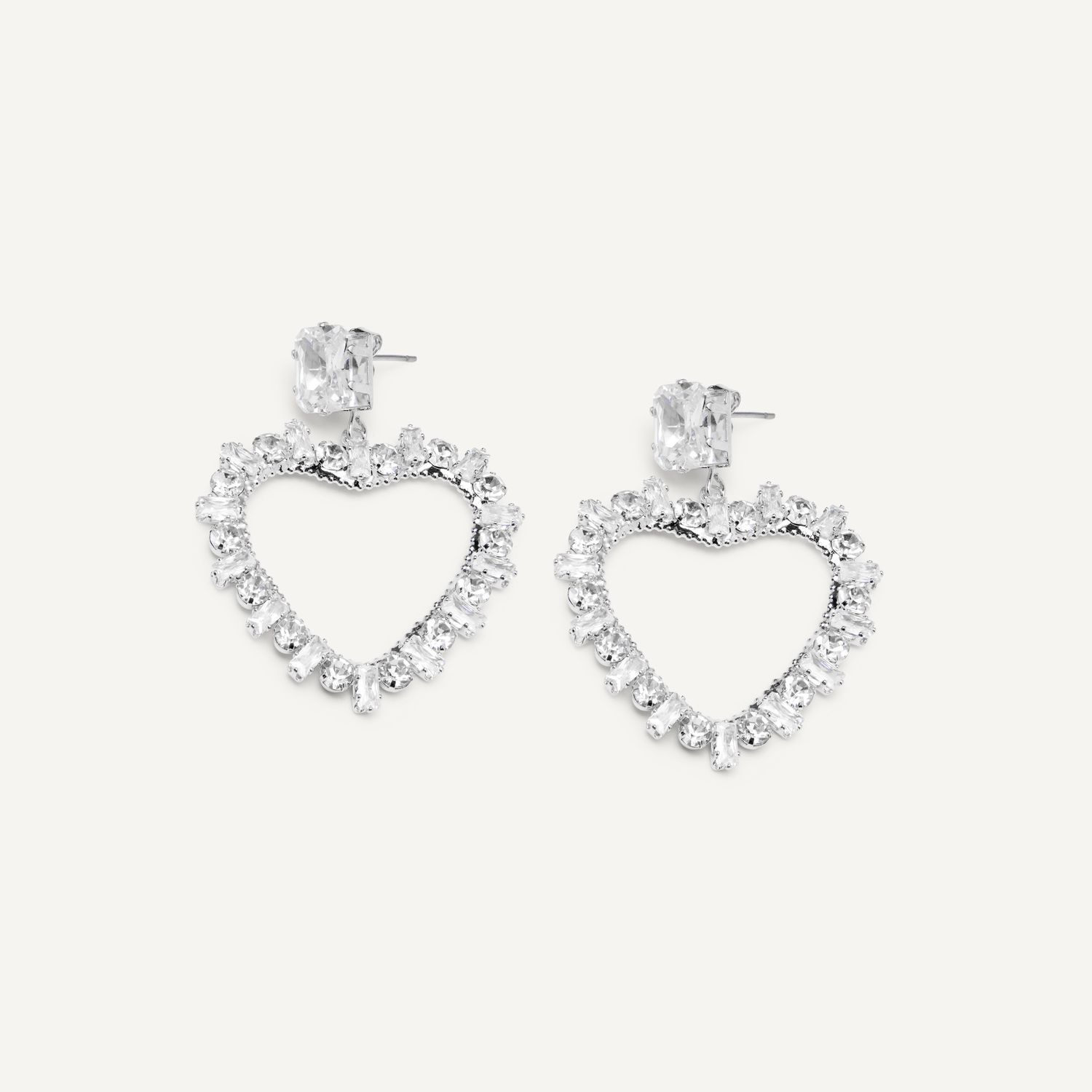 Серьги Statement Hearts Earrings