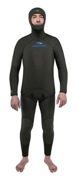 Гидрокостюм AquaTeam Hunter 9 мм ультраспан/открытая пора оливковый