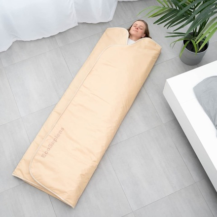 Термоодеяло для обертывания и инфракрасной сауны EcoSapiens Infrasauna 220х180 см бежевое