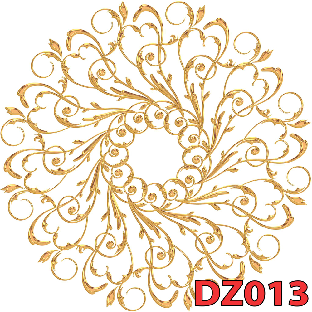 Фото обои - Декор под золото DZ013