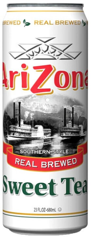 Чай Холодный Черный со Вкусом Фруктов Arizona Sweet Tea 0.65 - банка