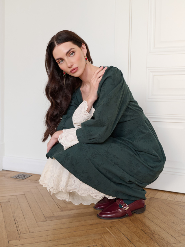 Платье с рукавом длинное