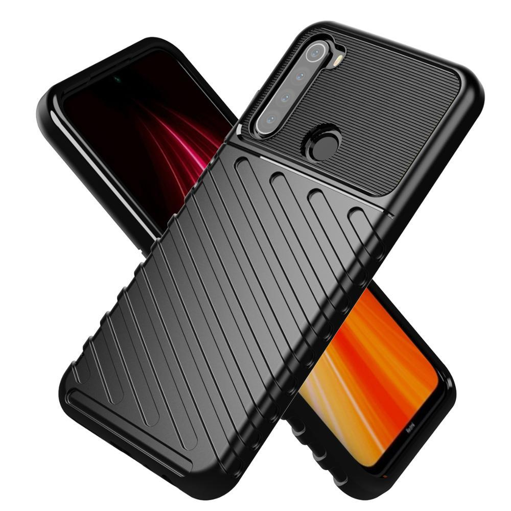 Чехол для Xiaomi Redmi Note 8 цвет Black (черный), серия Onyx от Caseport
