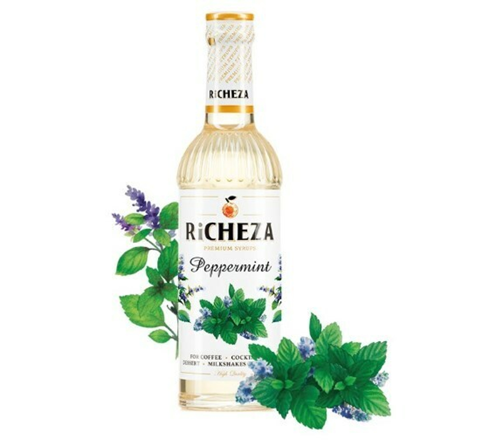 Сироп RiCHEZA Мята Перечная  стекло  (0,33л)
