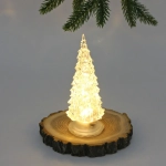 Сувенир с подсветкой «Волшебница» 6*6*12,8 см, Теплый белый (работает от батареек AG10*3)