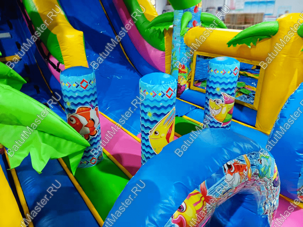 Батут "Волшебный океан", 8*4*5 м
