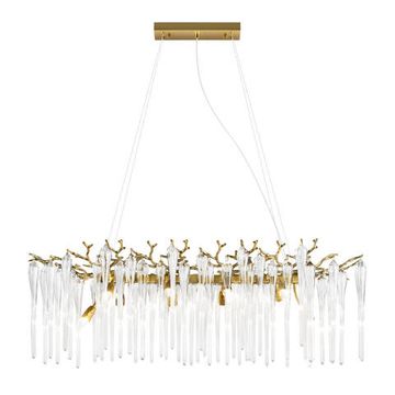 Подвесная люстра 10*G9 10350/1000L AB античная бронза Waterfall LOFT IT