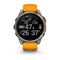Garmin Fenix 8 Amoled Sapphire 47 мм – Титановый, оранжевый ремешок