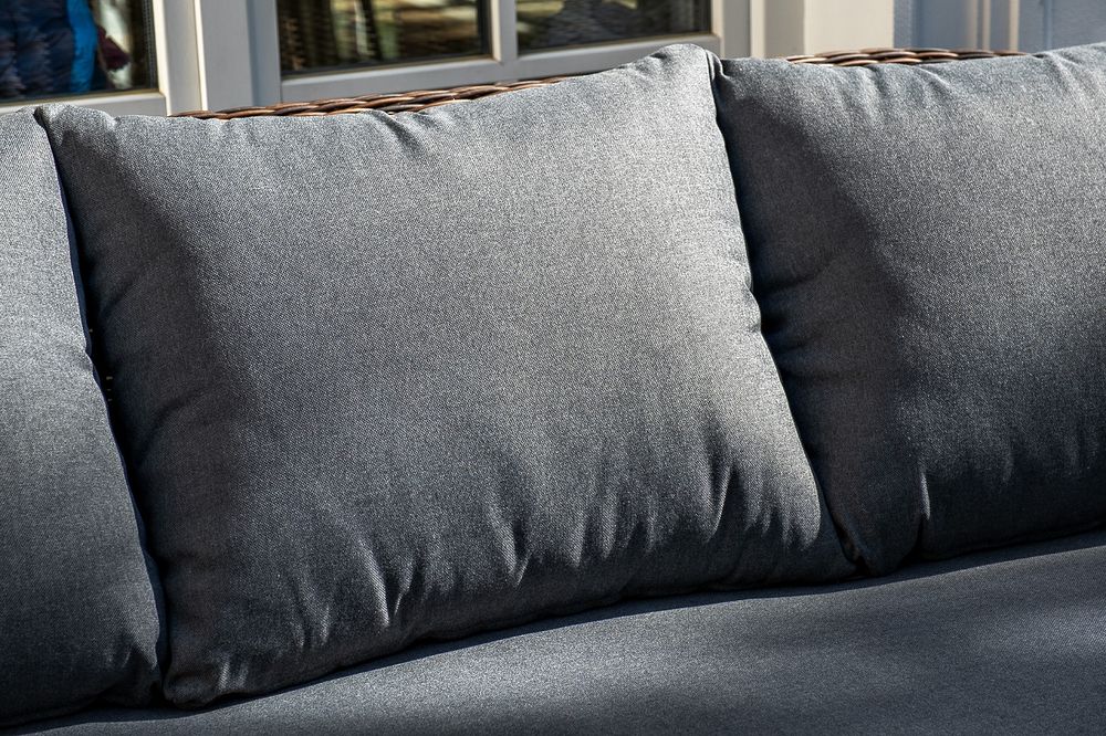 "Барселона" лаунж-зона из искусственного ротанга, цвет коричневый