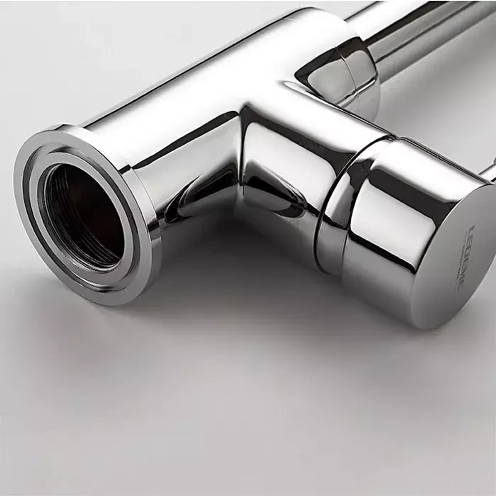 Смеситель для кухни с выходом для питьевой воды, переключатель на изливе (латунь) (1/10) L4155-3