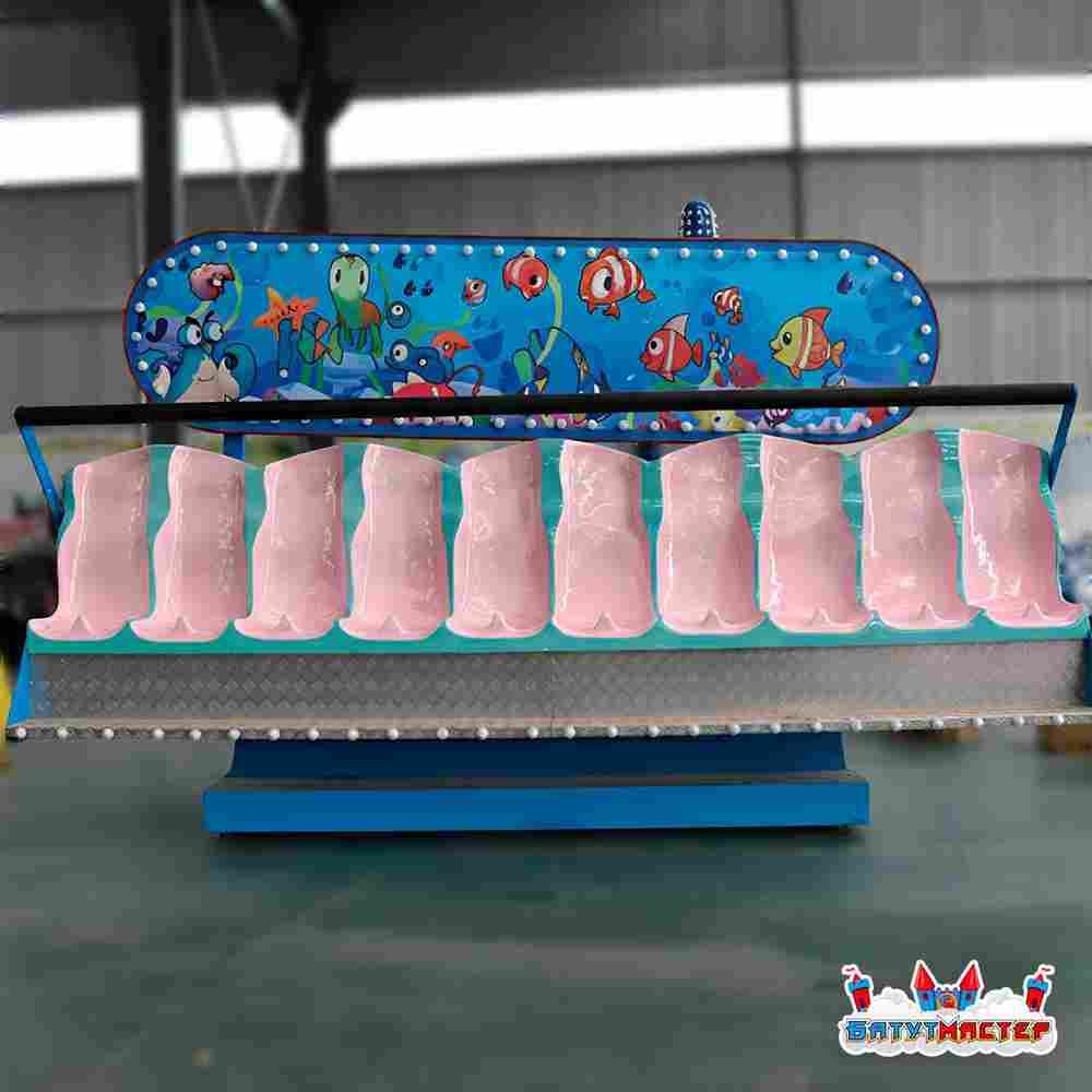 Летающая скамейка «Облачные приключения», 10 мест, 9×4×3,5 м