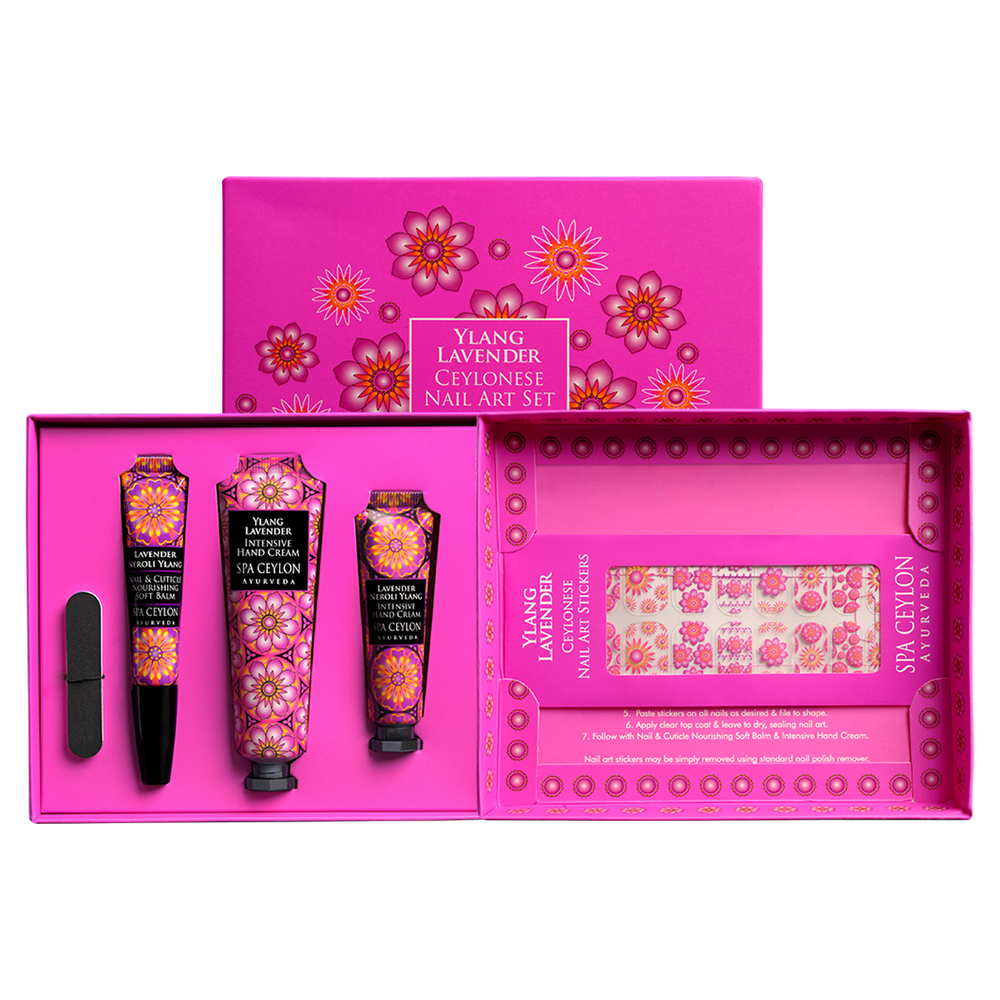 Набор для ухода за руками и ногтями "РОЗОВЫЙ ЛОТОС И МИНДАЛЬ"