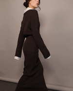 костюм: юбка и лонгслив