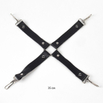 Черный БДСМ-набор «Оки-Чпоки» из 11 предметов (Цвет: черный)