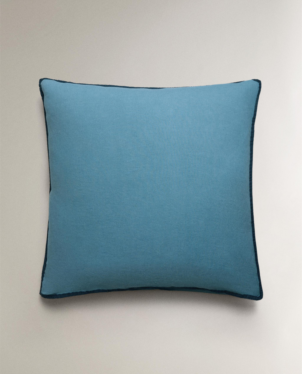 Наволочка Zara Home хлопок, лён 100%, однотонный, 4126/091