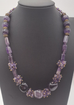 Колье "Глициния"