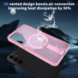 Прозрачный чехол Mesh Pro Magnetic Case для Samsung Galaxy S25+