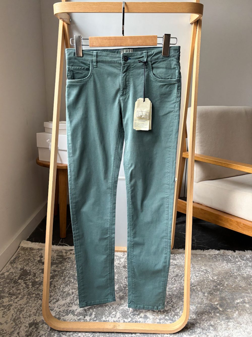 Новые хлопковые брюки Massimo Dutti, 146-152