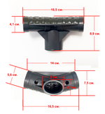 Т-образный соединитель - тройник P04405 BestWay с маркировкой "12", запчасть для круглых каркасного бассейна 366 на 122 см. Steel Pro Max Bestway артикул 56420