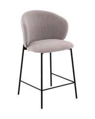 Стул полубарный Блейз букле светло-серый