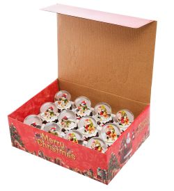 XM-601 Шар со снегом «С Новым Годом!» 2/асс