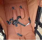 Прогулочная коляска с перекидной ручкой Luxmom H2, красная