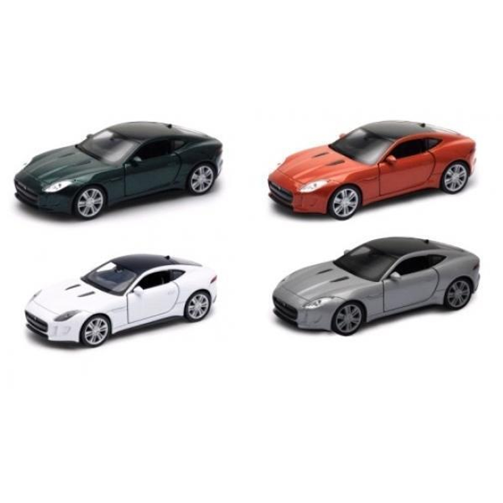 Модель ин. мет. 4.75" "Jaguar F-Type coupe" открыв. двери 43699D (Kinsmart)