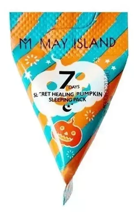 Ночная тыквенная маска для лица, 1шт/5мл | May Island 7Days Secret Healing Pumpkin Sleeping Pack