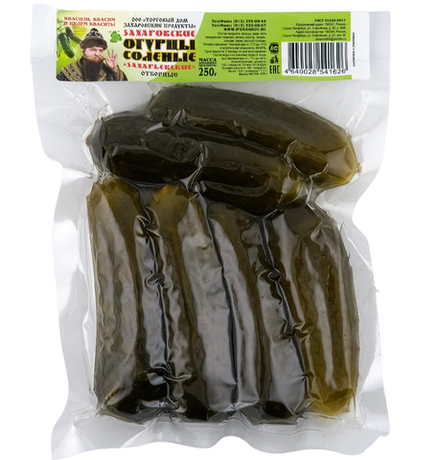 Огурцы соленые отборные "Захарьевские" вакуум