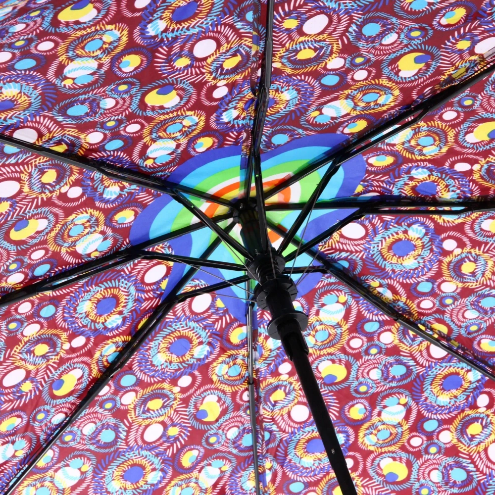 Зонт женский полуавтомат «Кланти», микс 6 цветов, 8 спиц, d-100см, длина в слож. виде 30см