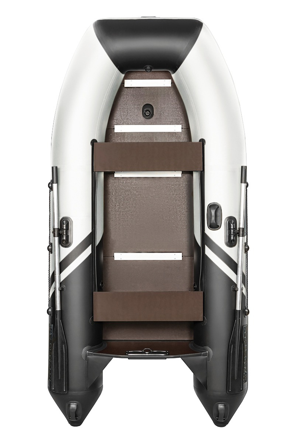 YACHTMAN-280 СК (Яхтман) белый-черный (лодка ПВХ под мотор с усилением)