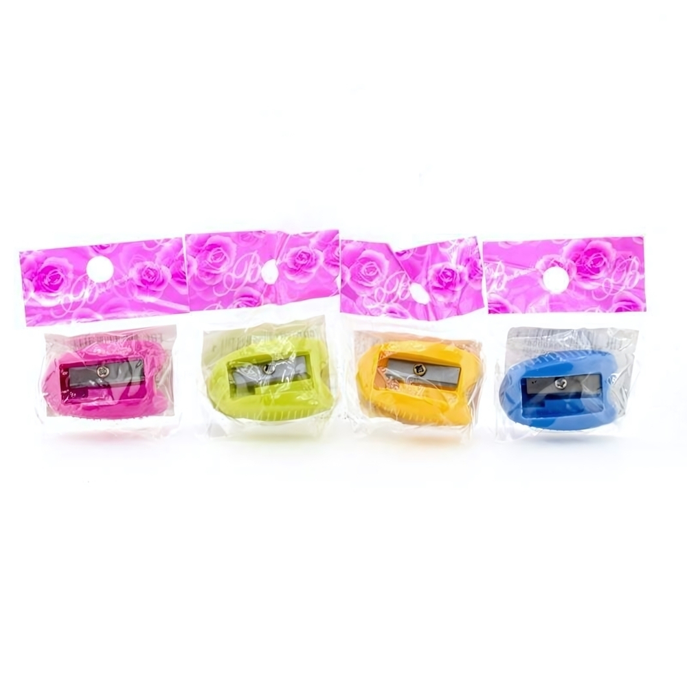 Точилка, 4 цвета микс, каждая со штрихкодом