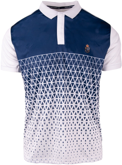Мужское теннисное поло Monte-Carlo Country Club MCCC Front Print Polo Shirt - разноцветный