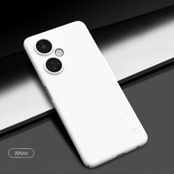 Жесткий чехол белого цвета от Nillkin для OnePlus Nord CE3 Lite, серия Super Frosted Shield