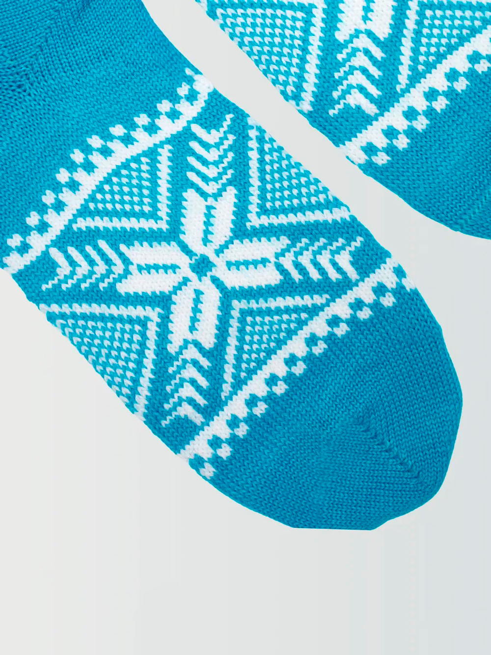 Теплые шерстяные носки Н212-20 бирюзовый