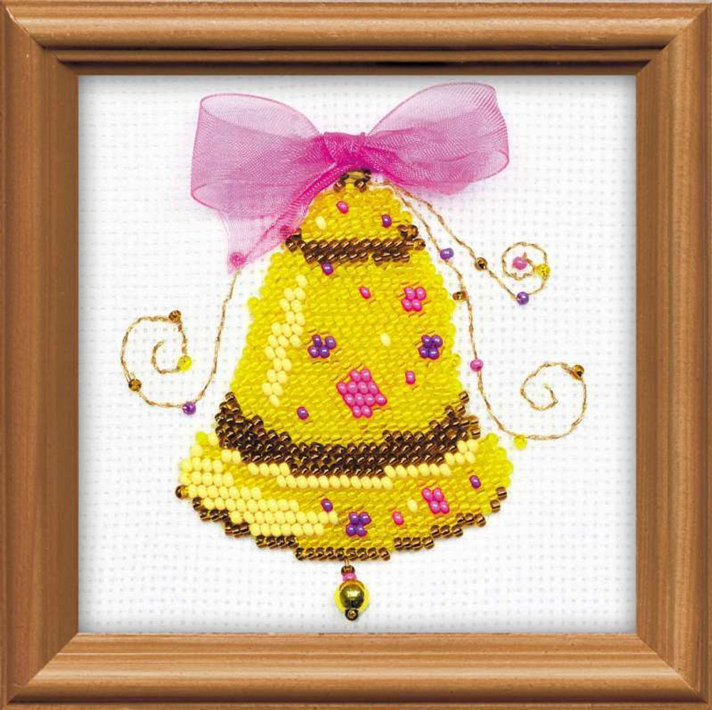 Наименование:Вышивка бисером "Счастливый звон"¶Артикул:№1222¶Каталог: 19¶Нитки: мулине (СПб)¶Цветов: