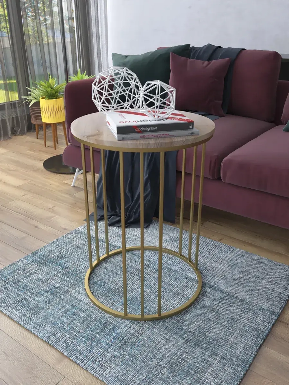 Журнальный стол Трио - ЗД - МДФ в ПВХ