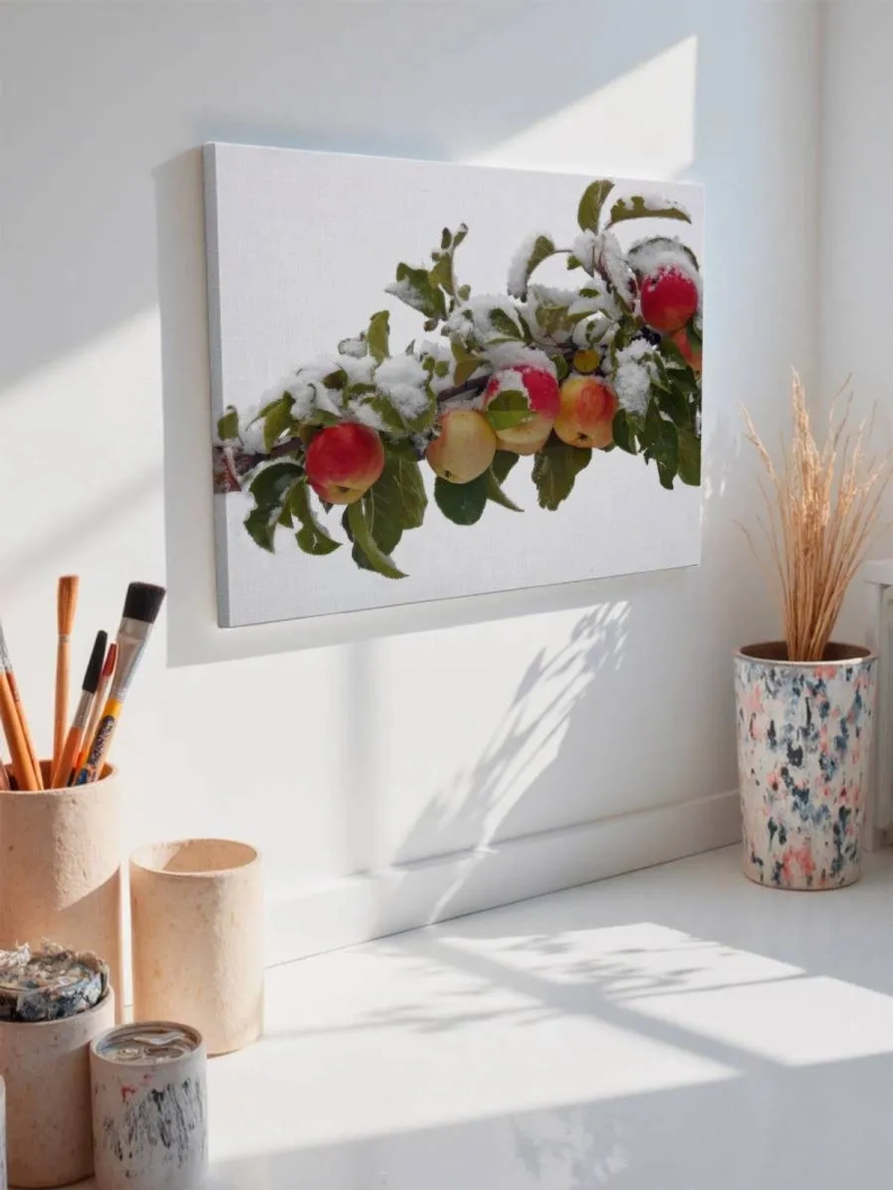Картина на стену 40 X 50 Яблоки под снегом