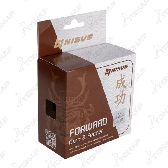 Леска FORWARD Carp&Feeder brown 0,437mm/150m Nylon (N-FCF-0437-150) Nisus