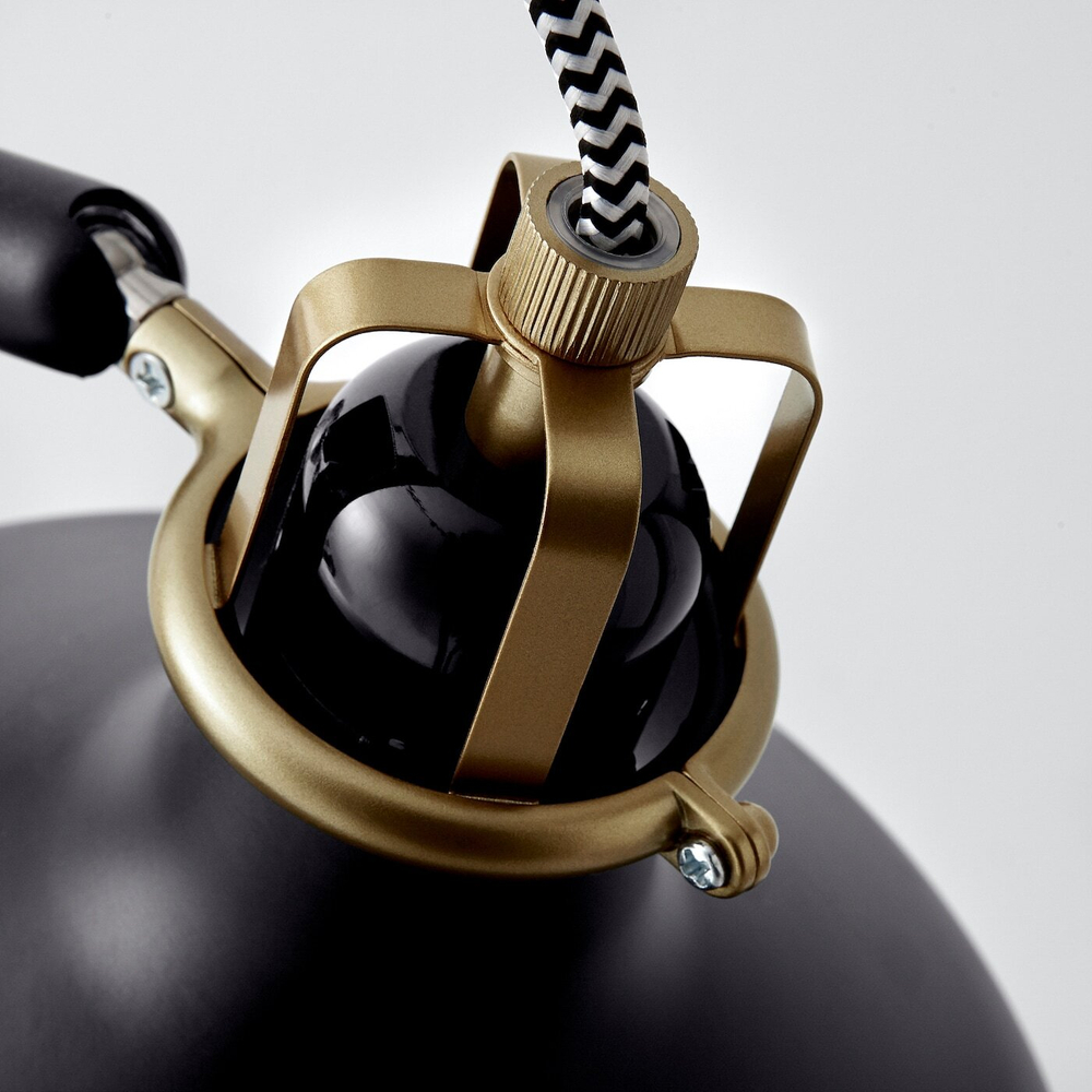 Напольный светильник IKEA RANARP (РАНАРП), Черный, 185 см