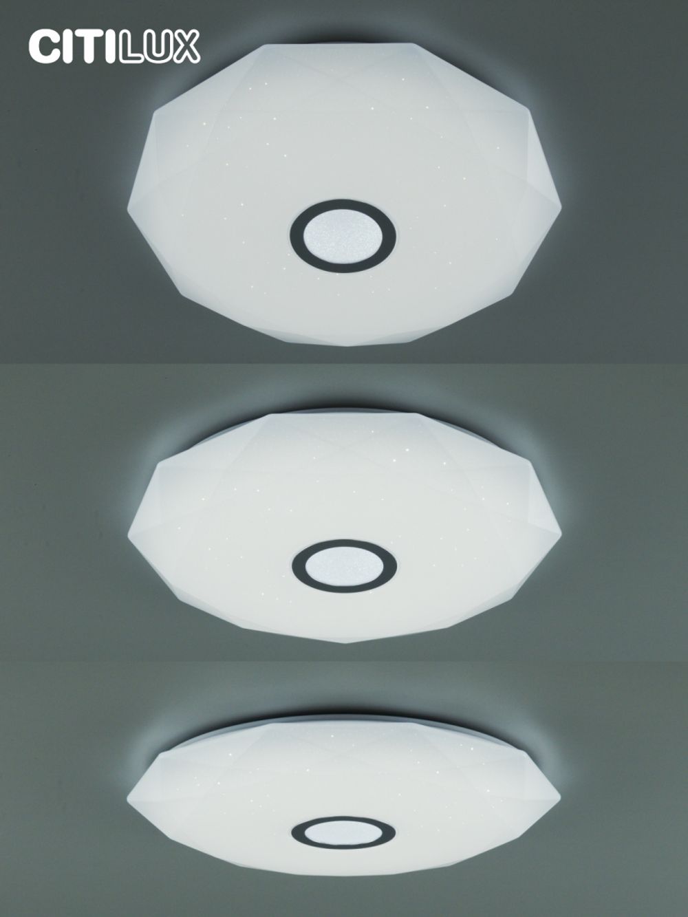 Citilux Диамант Смарт CL713A80G Умная люстра Хром