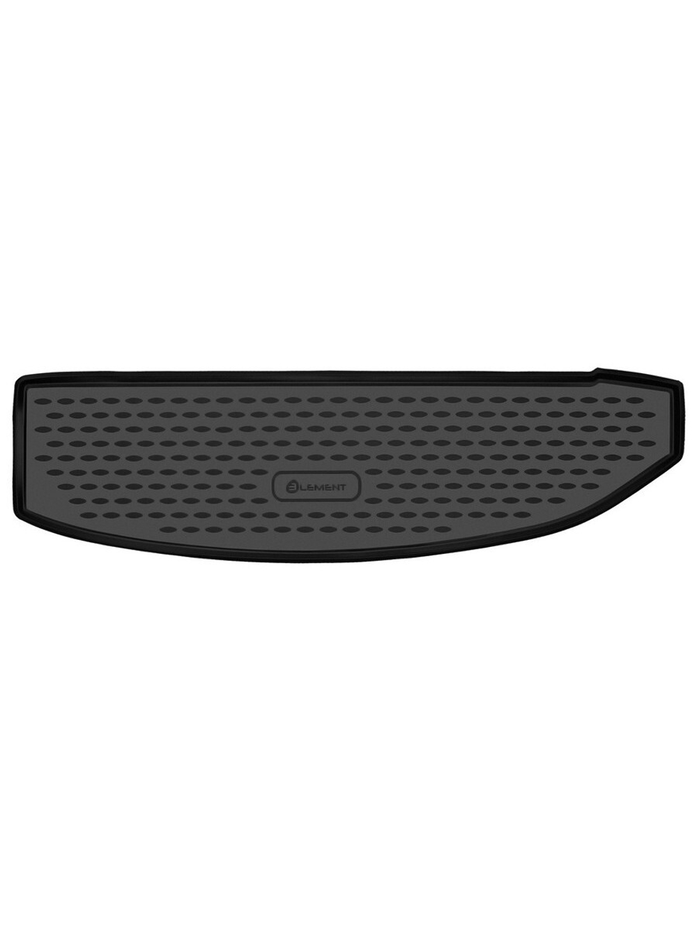 Коврик в багажник для CHERY TIGGO 8 Pro E+, 2023-, гибрид, 7 мест, 3 ряд разложен, 1шт. (полиуретан) ELEMENTAN0576K13