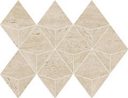 Мозаика/Керамогранит ATLAS CONCORDE MARVEL TRAVERTINE Pearl Mosaico Origami 28x41,2 AF9L