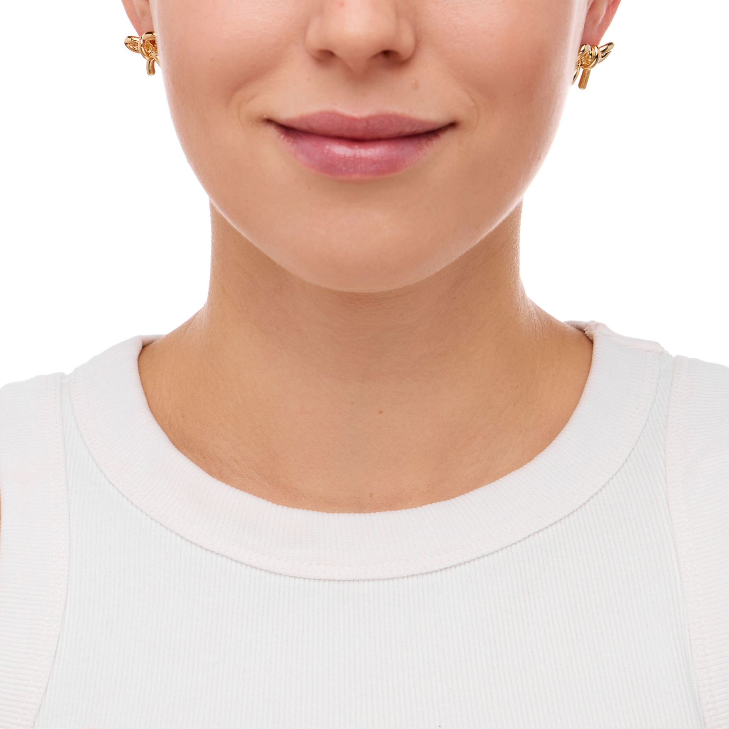 Серьги Elegant Bow Earrings - Gold